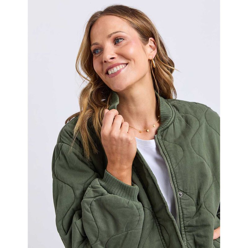 ELM Jean Bomber Jacket image number 2